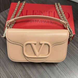 Valentino Garavani Beige Crossbody Bag